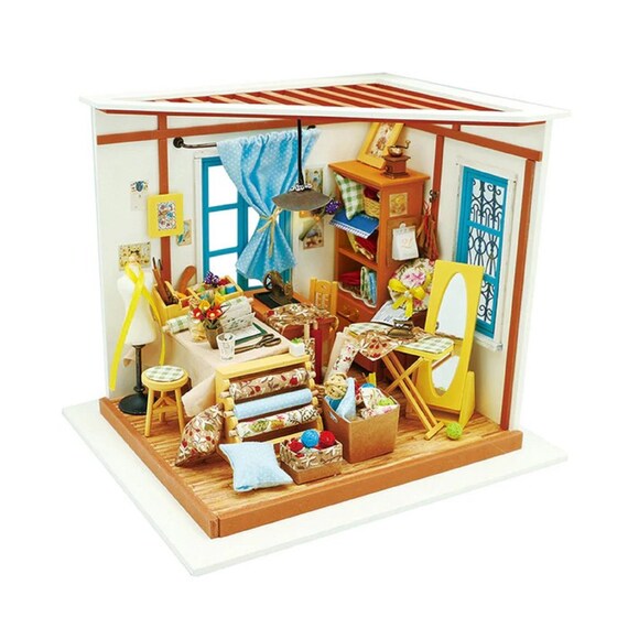 Buy SAM S STUDY Dollshouse Model Room Craft Kit DIY Miniature