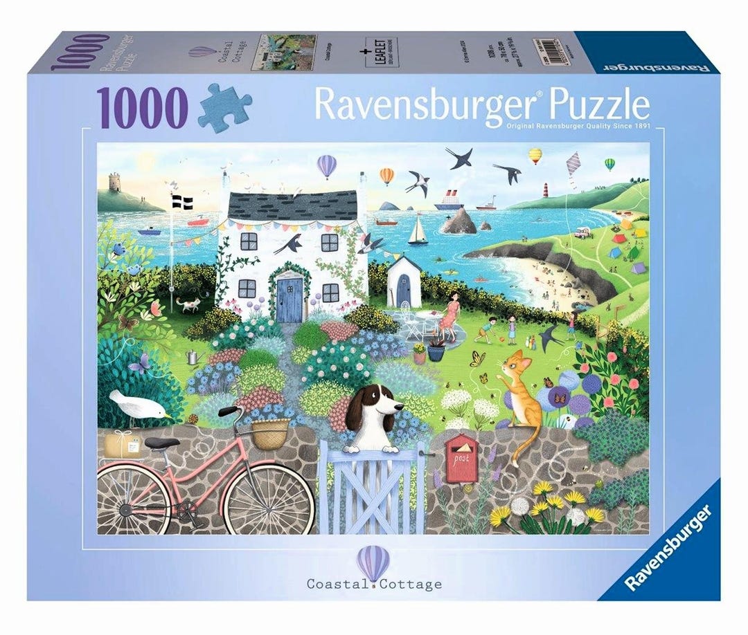 Coastal Cottage RAVENSBURGER 1000 Piece Premium JIGSAW PUZZLE Brand New ...
