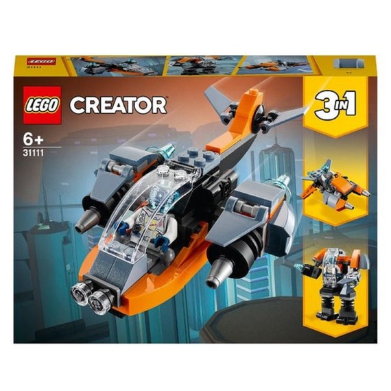 LEGO CREATOR 3 in 1 Cyber Drone Kit Set 31111 Brand New 
