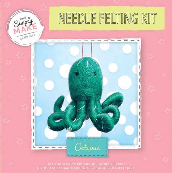 Simply Make: Needle Felting Craft Kit - Octopus Simply Make: Needle Felting Craft Kit - Octopus