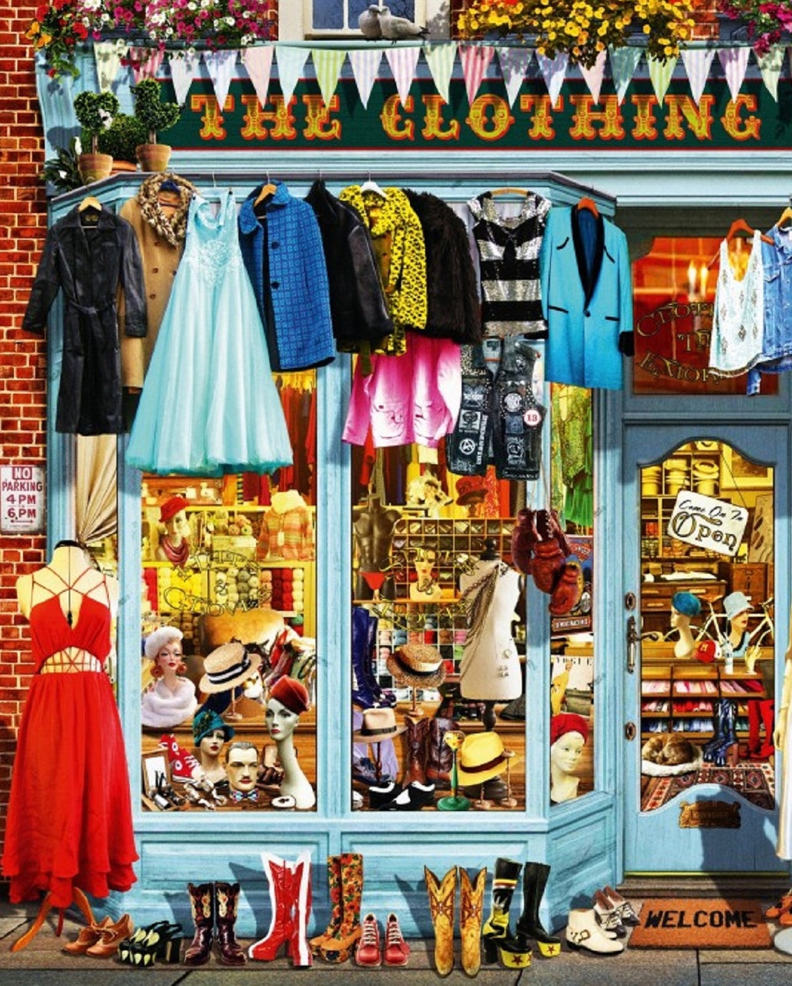 The Clothing Emporium 1000 Pcs JIGSAW PUZZLE From Bluebird Etsy UK