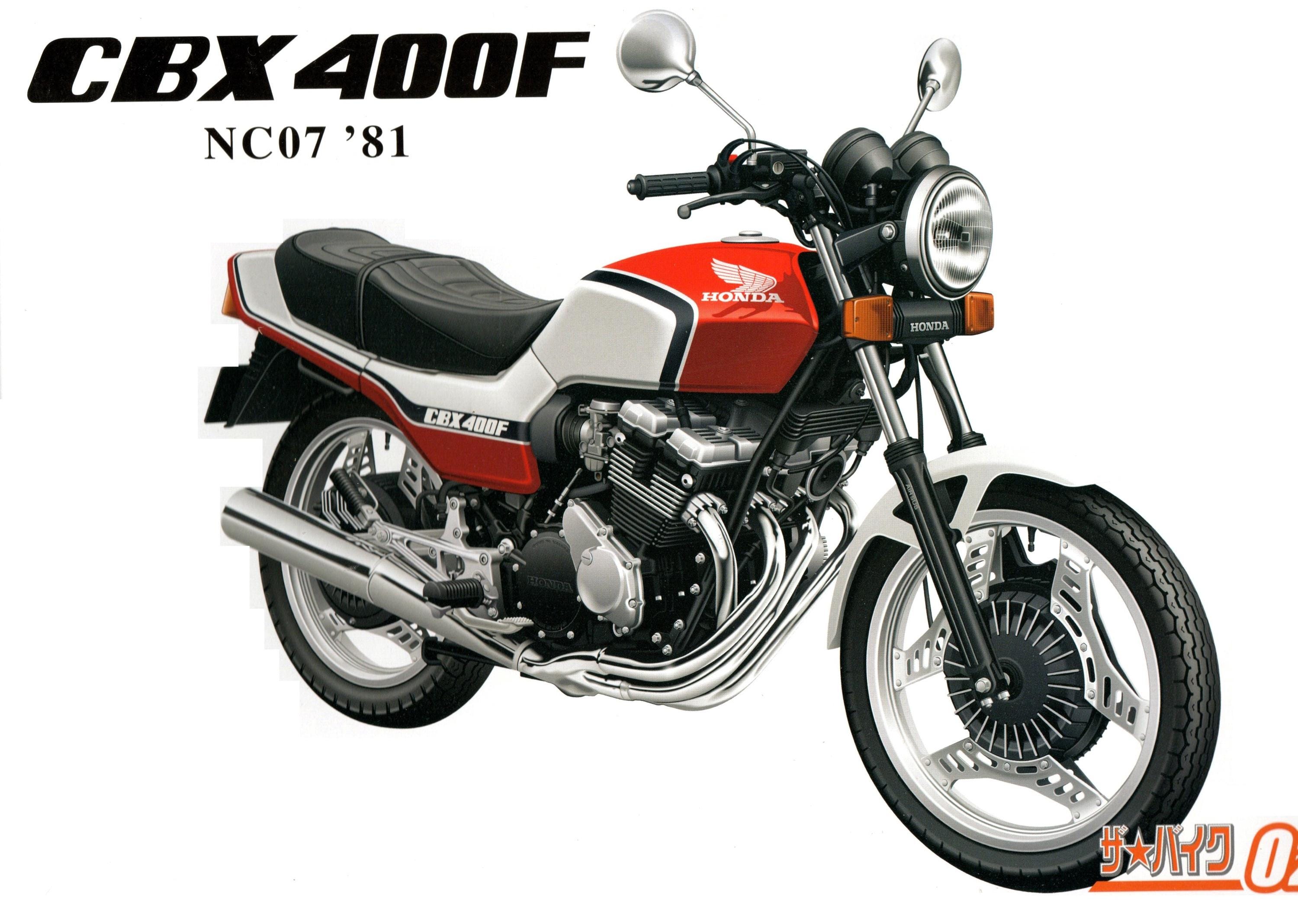 CBX400F 1/12モデルキット Honda CBX400F '81 Model Motorbike Kit, Aoshima 1:12 Scale - Etsy