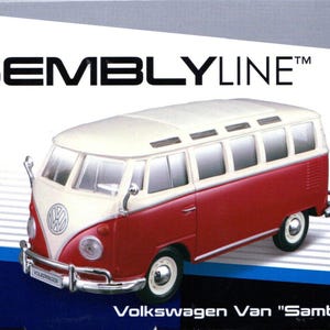 Maisto MODEL VAN KIT Volkswagen Van Samba Die-Cast Metal, Scale 1:25