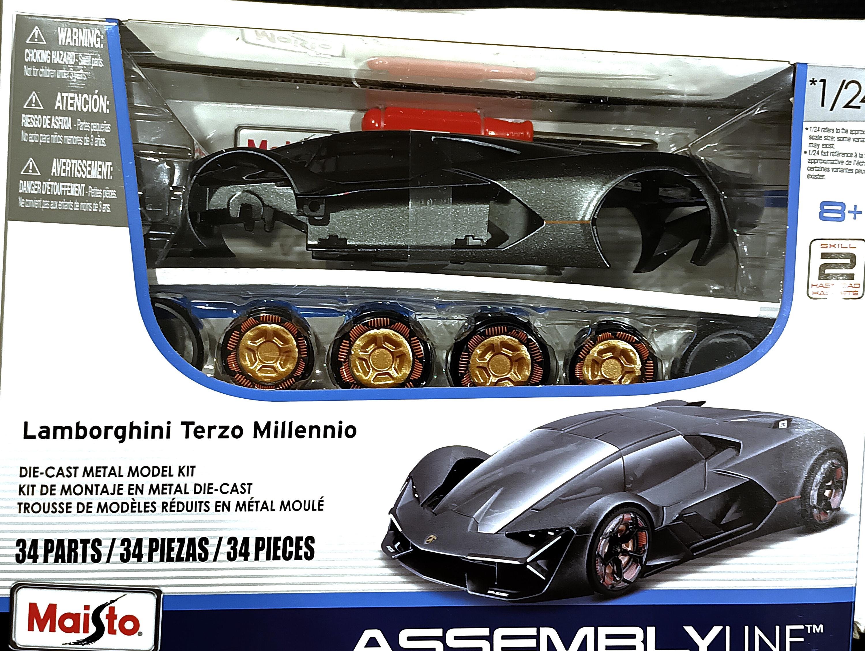 Maisto Lamborghini 3台セット Maisto MODEL CAR KIT Lamborghini Terzo Millennio Die-cast Metal