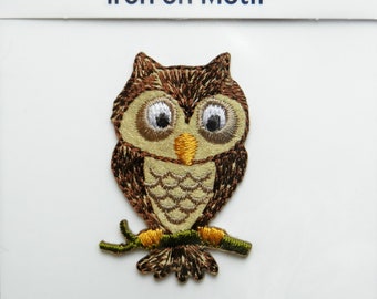 Owl Sequins Iron On Patches Sew-on Embroidered Motif Applique For Clothing KjETR Owl Sequins Iron On Patches Sew-on Embroidered Motif Applique For Clothing KjETR