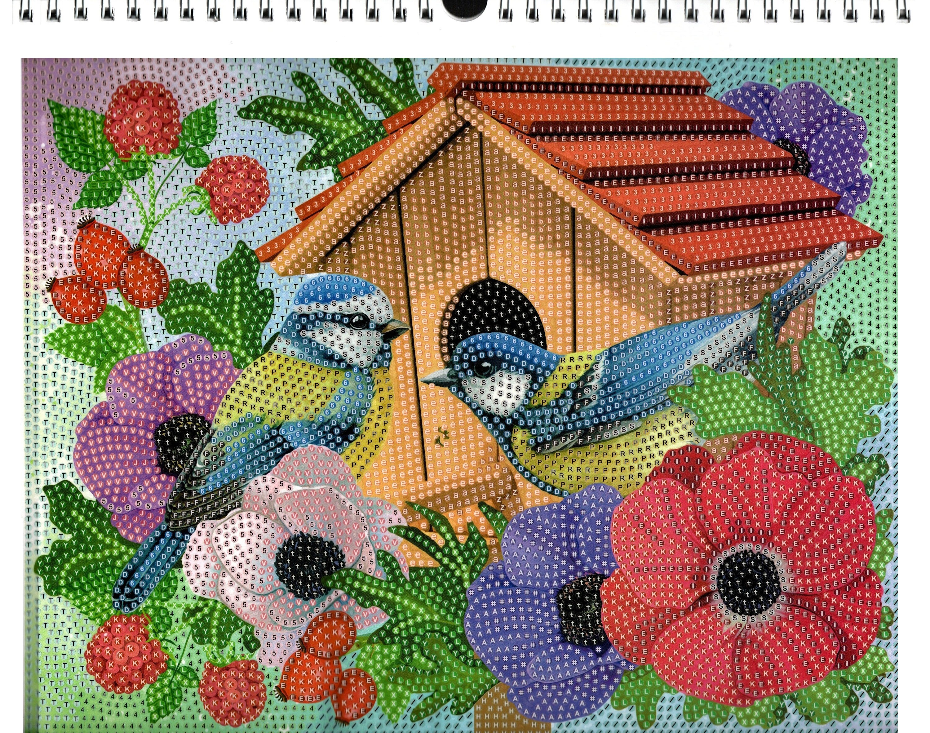 2024 Calendar DIAMOND PAINTING KIT Partial Drill Crystal Art Craft Buddy  Wall Calendar - Etsy