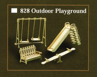 Outdoor Playground Model Furniture Kit 12th Scale Dolls House