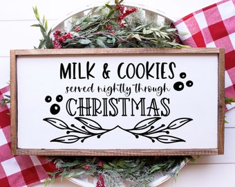 Milk & Cookies Christmas SVG