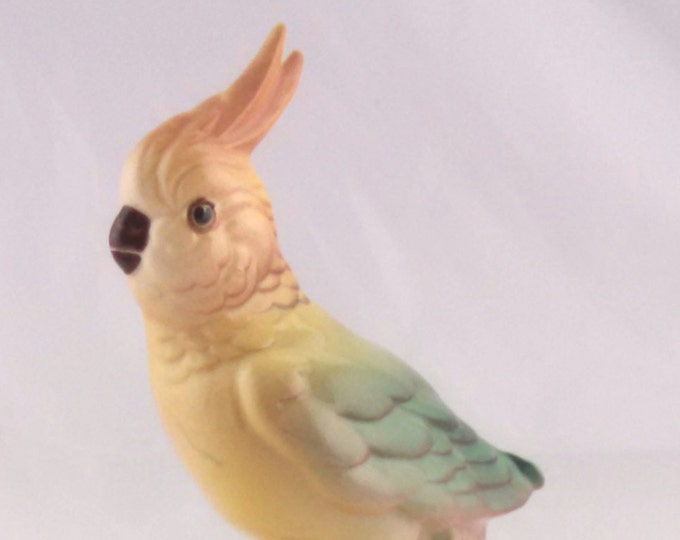 Brad Keeler Cockatiel Bird Figurine, California Art Pottery 1940's Etsy