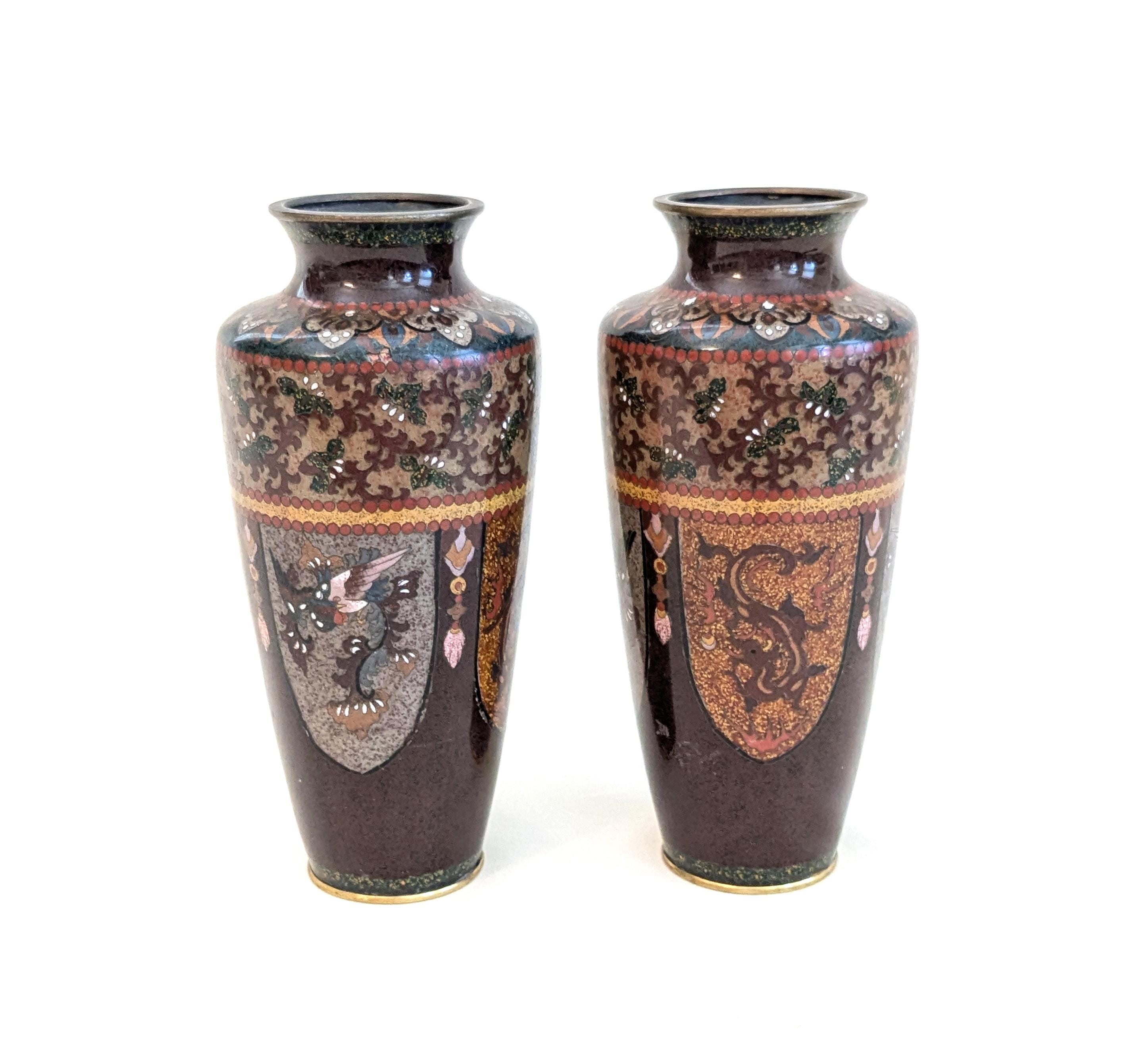 ドラゴン装飾 陶器花瓶 ノリタケ オールドノリタケ ドラゴン盛り上げ 花瓶