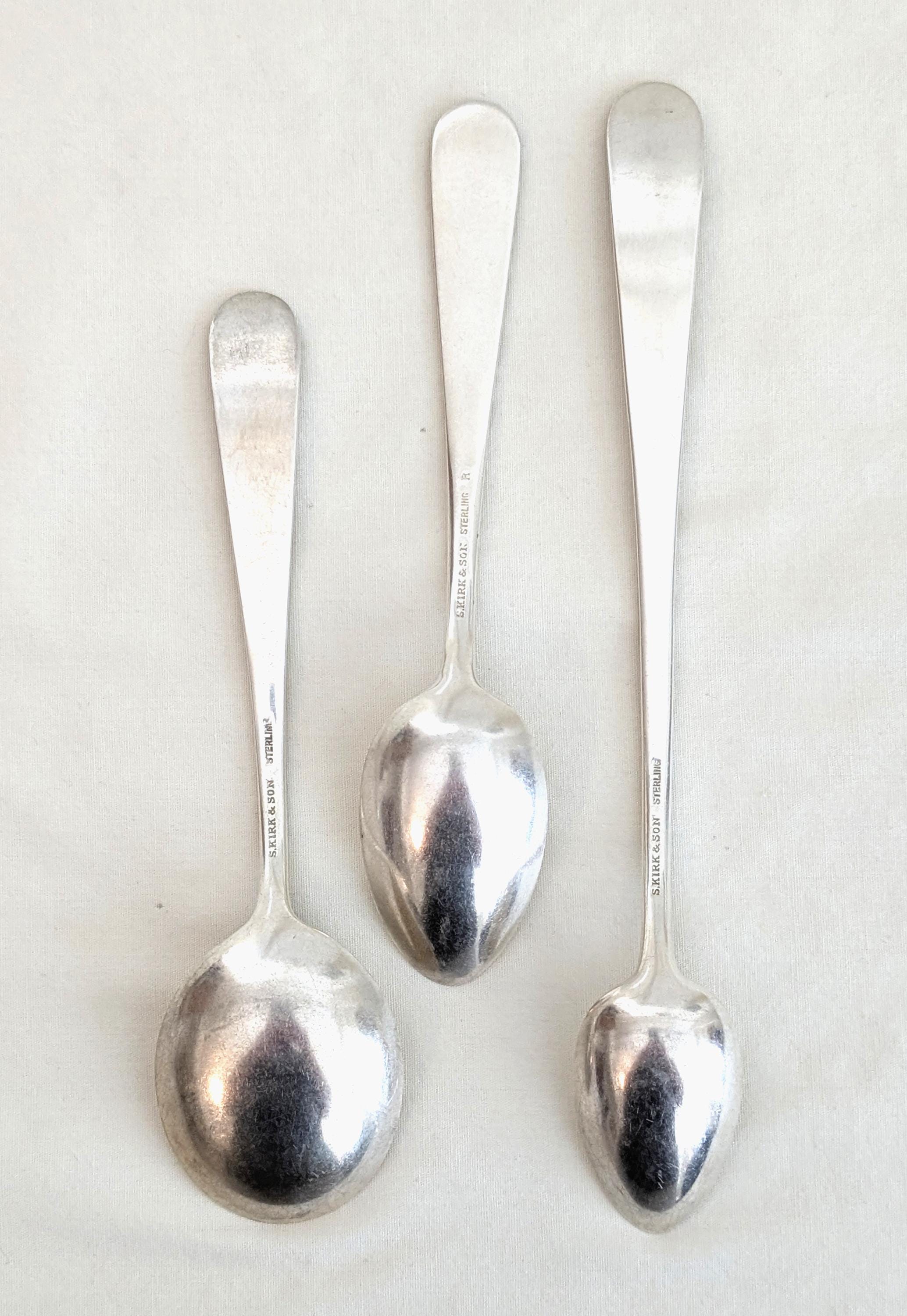 S. Kirk & Son Sterling Silver Flatware Set: Floral Repousse, 55