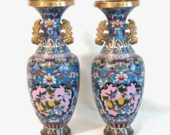 中国 七宝 JINGFA 王去 花瓶 大花瓶 花入 置物 中国 七宝 JINGFA 王去