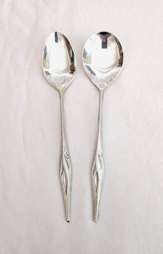 9 Wallace Sterling Dawn Mist Spoons, 8 Teaspoons, 1 Soup Spoon - Etsy