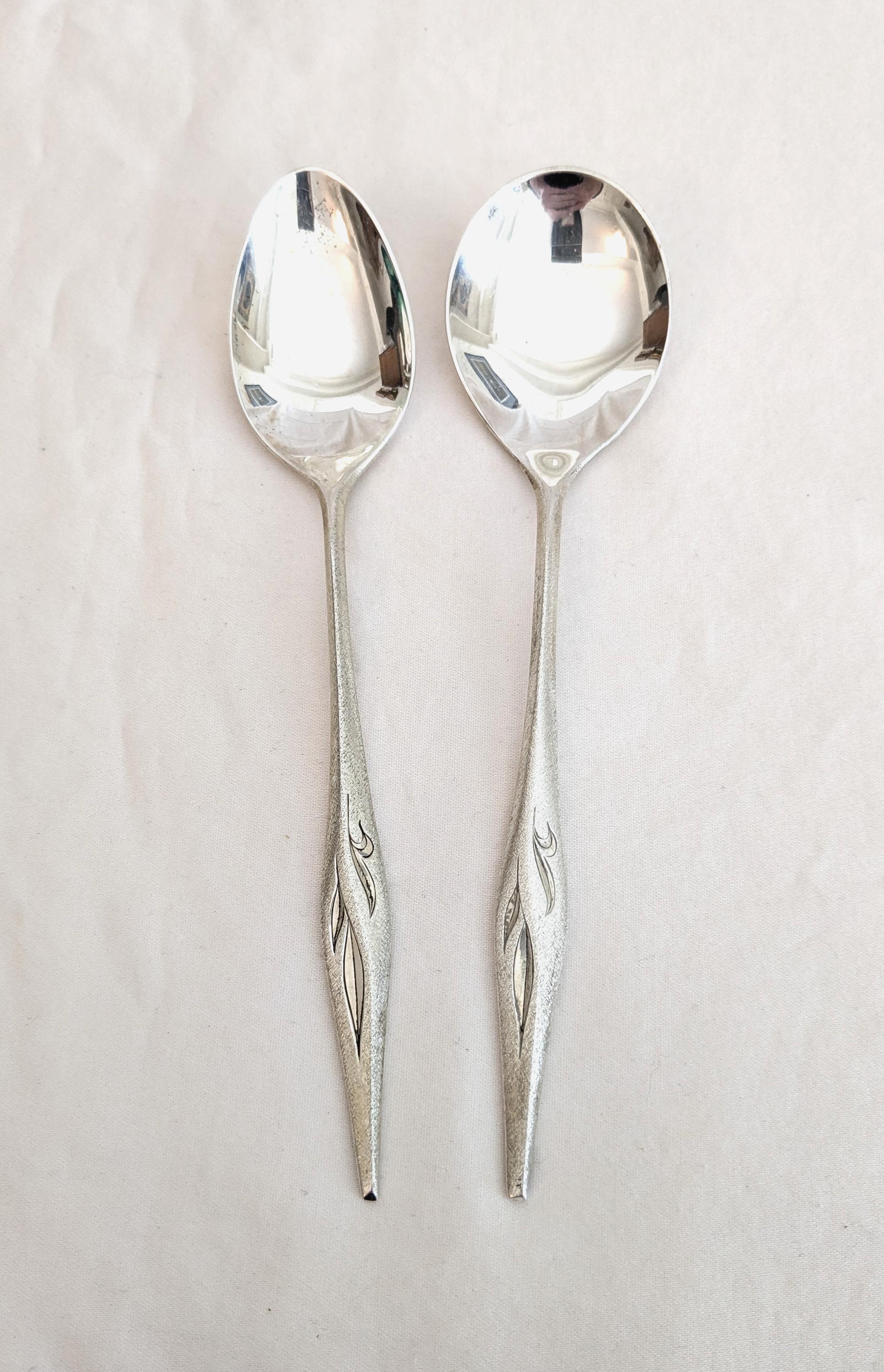 9 Wallace Sterling Dawn Mist Spoons, 8 Teaspoons, 1 Soup Spoon - Etsy