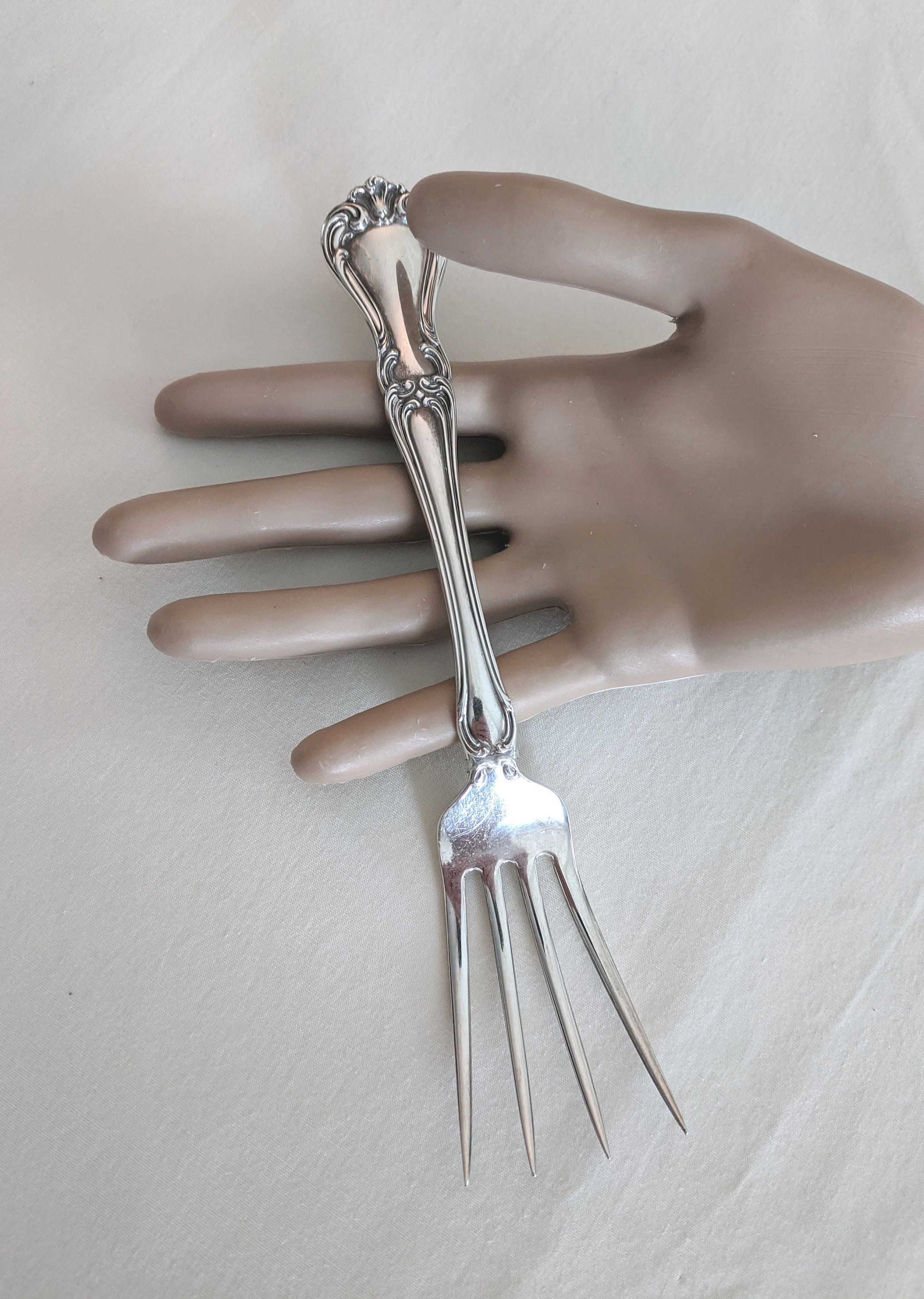 Sterling 刻印ゴーハム銀製食台360g 東S8-0520☆2F