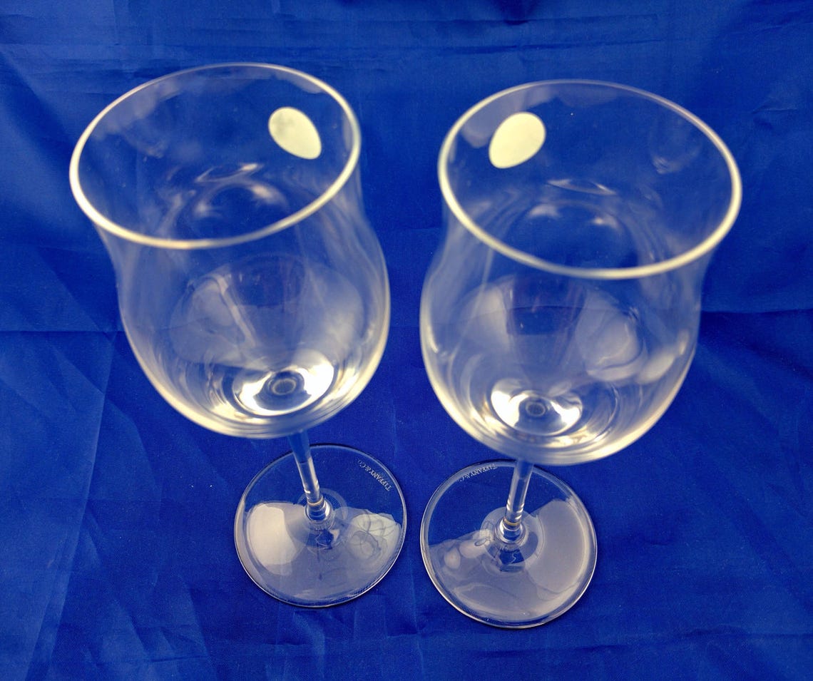 tiffany wine glasses tiffany wine glasses