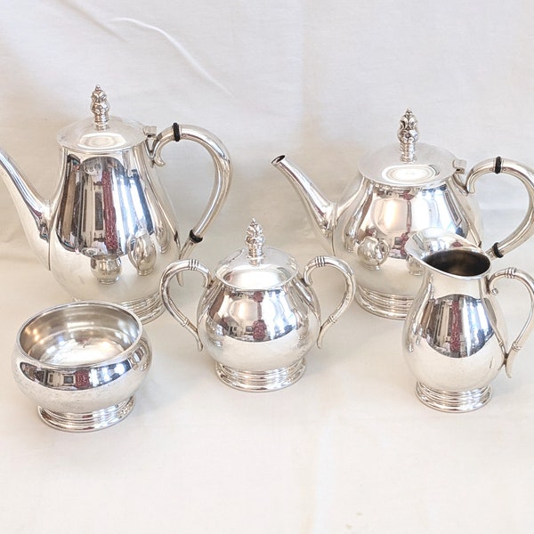 Sterling Silver Coffee and Tea Set Etsy