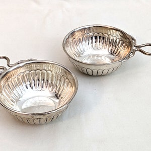 TANE Mexico Sterling Silver Tastevins - Gilt Interior, 1955-1970s