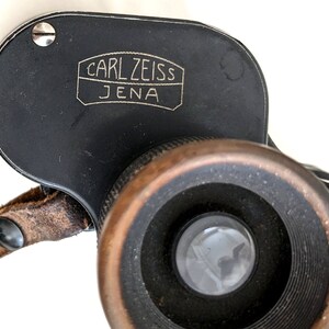Jumelles Anciennes Carl Zeiss Jena Telexem 6x24 - Année 1920 - Avec étui - Allemagne