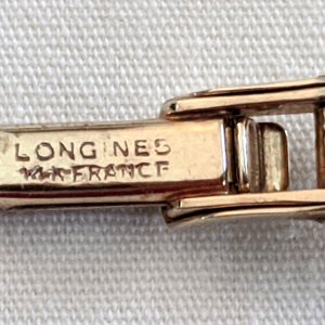 14k Gold Swiss Longines Ladies Wristwatch and Band 6 1/4 - Etsy