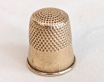 14k gold thimble, 8.7 grams, no hallmarks