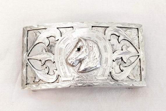 Vintage Sterling Silver Buckle 925 Horseshoe JFGM Guad.Men Or Woman Belt JFGM Guad | Accessories | Vintage Sterling Silver Buckle 925  main image 2