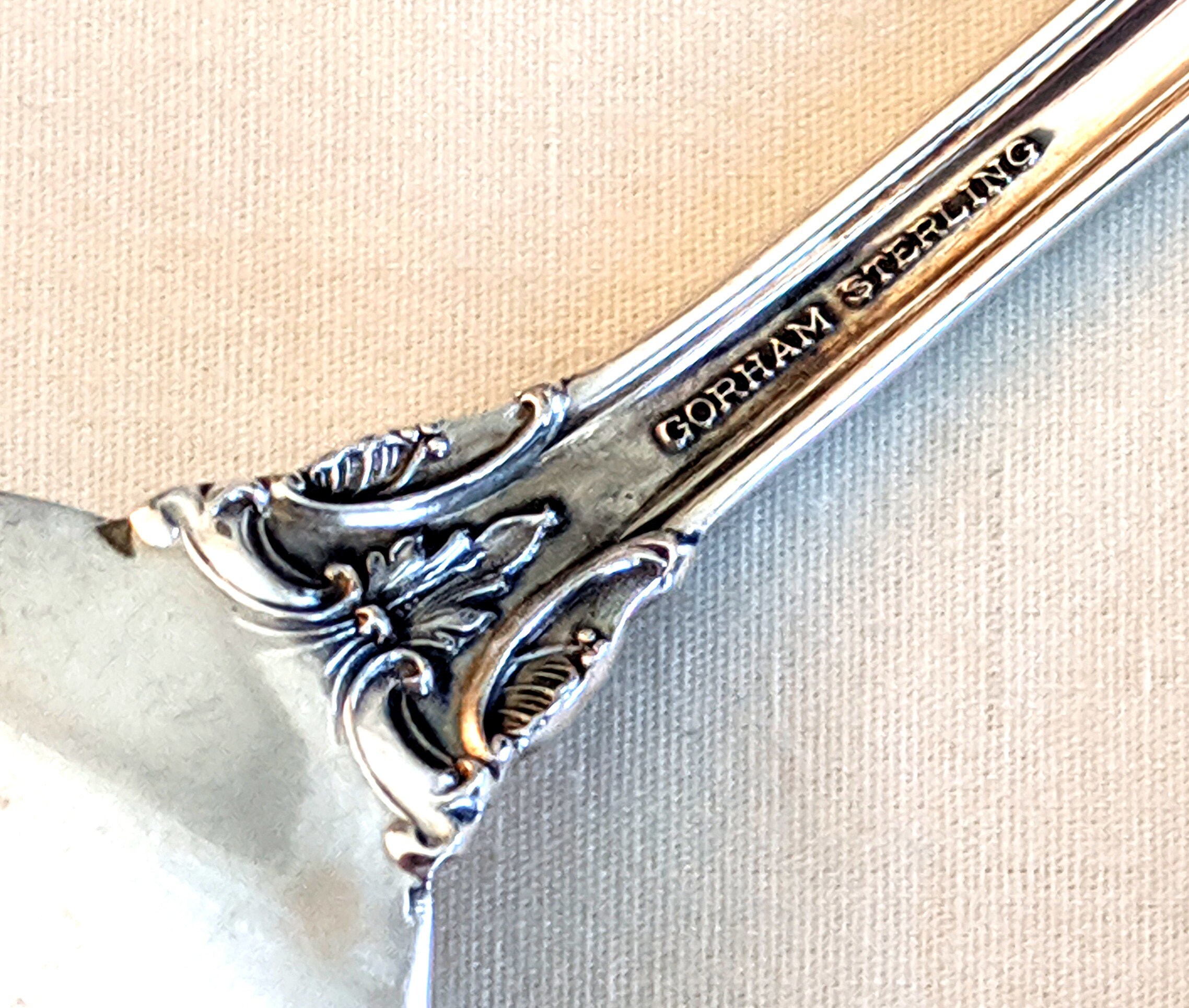 Fourchette a charcuterie en argent sterling motif Gorham King Edward 20 cm 8 1 8 po. de long 70 g Etsy France