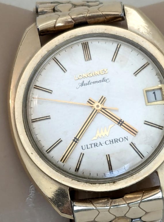 Vintage Longines Ultra-Chron Automatic Watch: 10k… - image 3