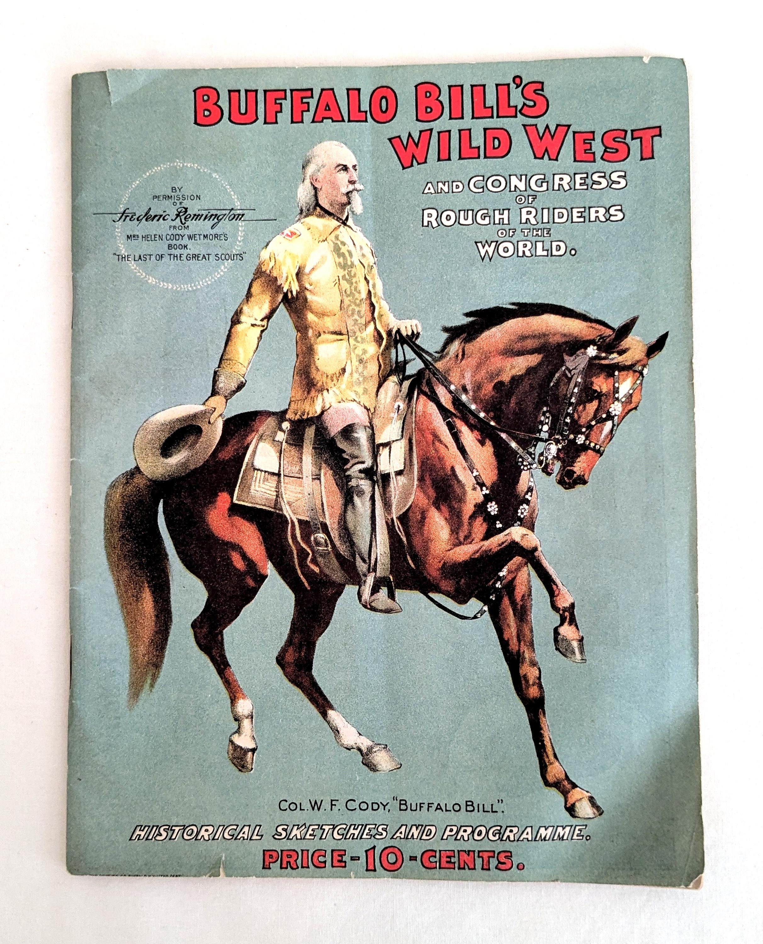 洋書 Buffalo Bill's Wild West 1894 Buffalo Bill's Wild West New York Programme Illustrated