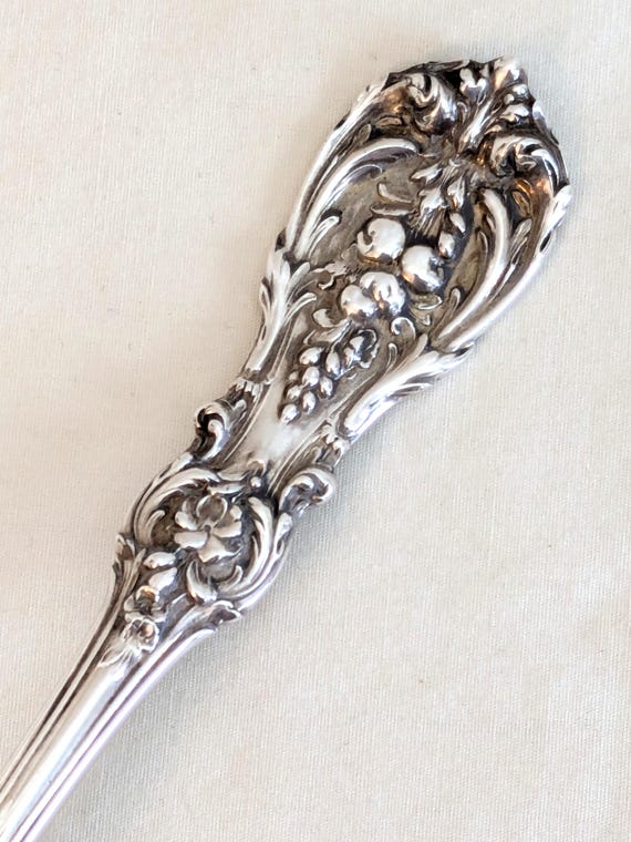 Reed & Barton, Frances I Sterling Serving Spoon; 8 3/8