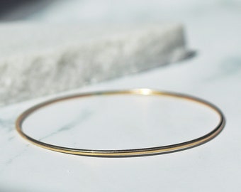 Gold Filled Bangle Bracelet, Gold Bangle Bracelet 14k, Bangle Braclets for Women, Gold Bangle Small Wrist, Bracelet Set, Bangle Set