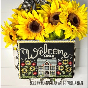 Welcome Home-Summer by Priscilla & Chelsea of Stitching With the Housewives (2023) - cross stitch chart