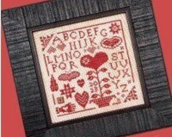 2023 Collector&#39;s Heart Kit by Cecilia Turner of Heart in Hand Needleart (2023) - cross stitch kit (chart, linen, thread, embellishments)