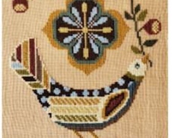 Pretty Bird (2023) by The Artsy Housewife -- paper chart