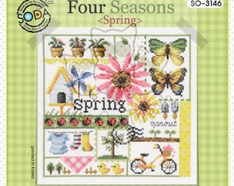 SodaStitch SO-3146 Four Seasons Spring - cross stitch pattern