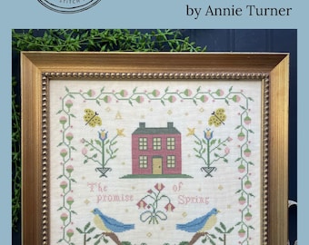 The Promise of Spring (2024) by Annie Turner of The Proper Stitcher -- paper chart