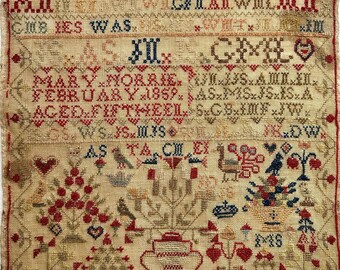 Mary Norrie (2023) by Lucy Beam Love in Stitches -- paper chart