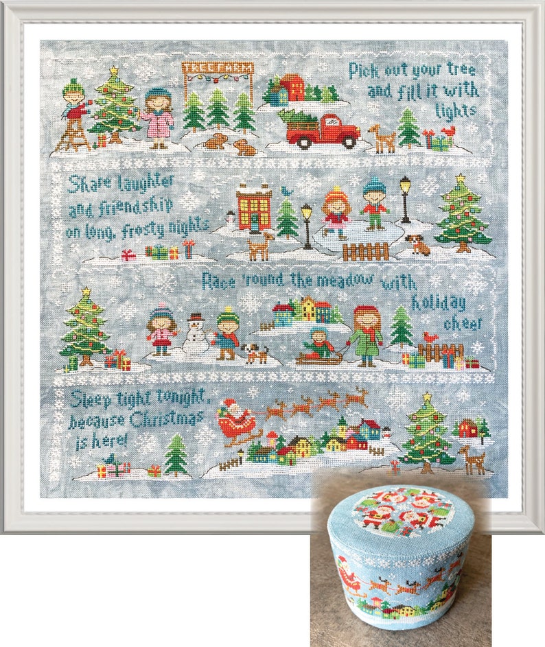 Tiny Modernist Christmas Village 4Part Series 2019 Etsy