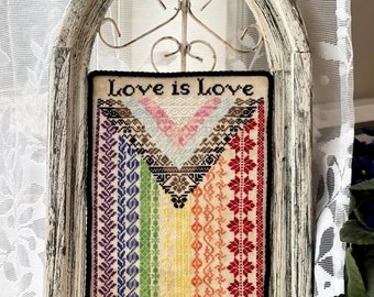 Love is Love (2023) by Jan Hicks Creates! -- paper chart