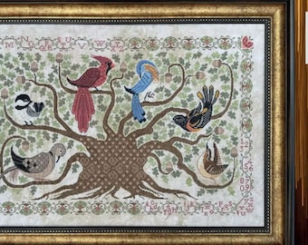 A Symphony of Friendship Sampler (2024) by Cottage Garden Samplings -- paper chart
