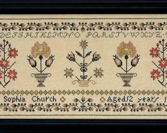 Sophia Church by La-D-Da (2021) - cross stitch pattern