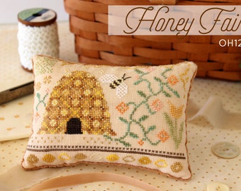 Honey Faire by Robin Sample of October House Fiber Arts (2023) - cross stitch chart