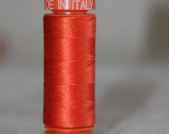 Aurifil SMALL (220 yards) spool - 1154 ORANGE - Mako 50w quilting and sewing thread
