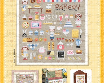 SodaStitch SO-3129 Uncle's Bakery - kruissteek patroon