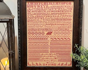 Martha Worboys 1878 (2024) by Violets & Verses -- paper chart