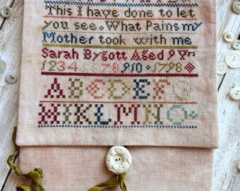 Sarah Bygott (2023) by Lucy Beam Love in Stitches -- paper chart