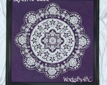 Majestic Lace (2024) by Arlene Coehn of Works by ABC -- paper chart