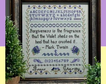 EXCLUSIVE - Forgiving Violets (2024) by Violets and Verses -- paper chart