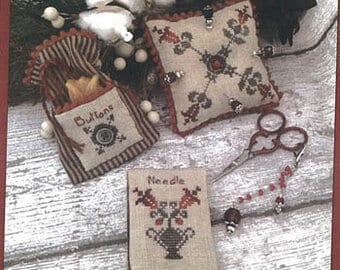 NASHVILLE 2020 - Elegant Sewing Set by Simona Bussiglieri of Mani di Donna (2020) - cross stitch chart