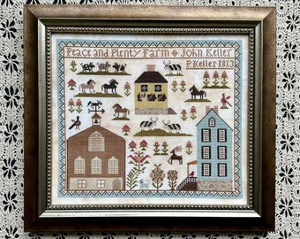 Peace & Plenty Farm (2024) by Kathy Barrick - paper chart